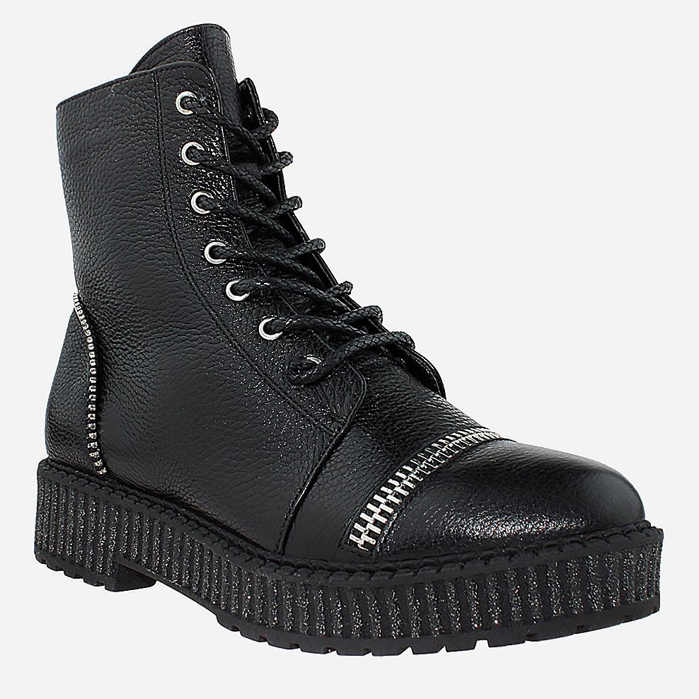 Акція на Жіночі зимові черевики високі Favi RF55168-22 37 23.5 см Чорні від Rozetka