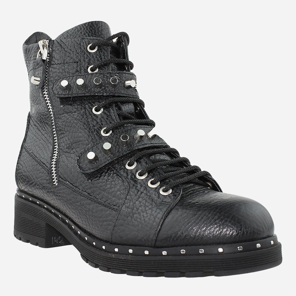 Акція на Жіночі зимові черевики високі Favi RF6611-22 37 23.5 см Чорні від Rozetka