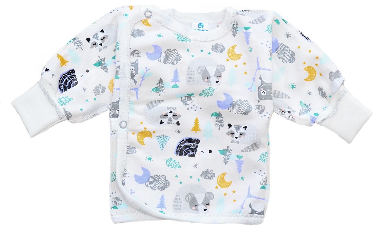 

Распашонка Minikin Wild & Free 2014301 62 см Молочный/Зверюшки