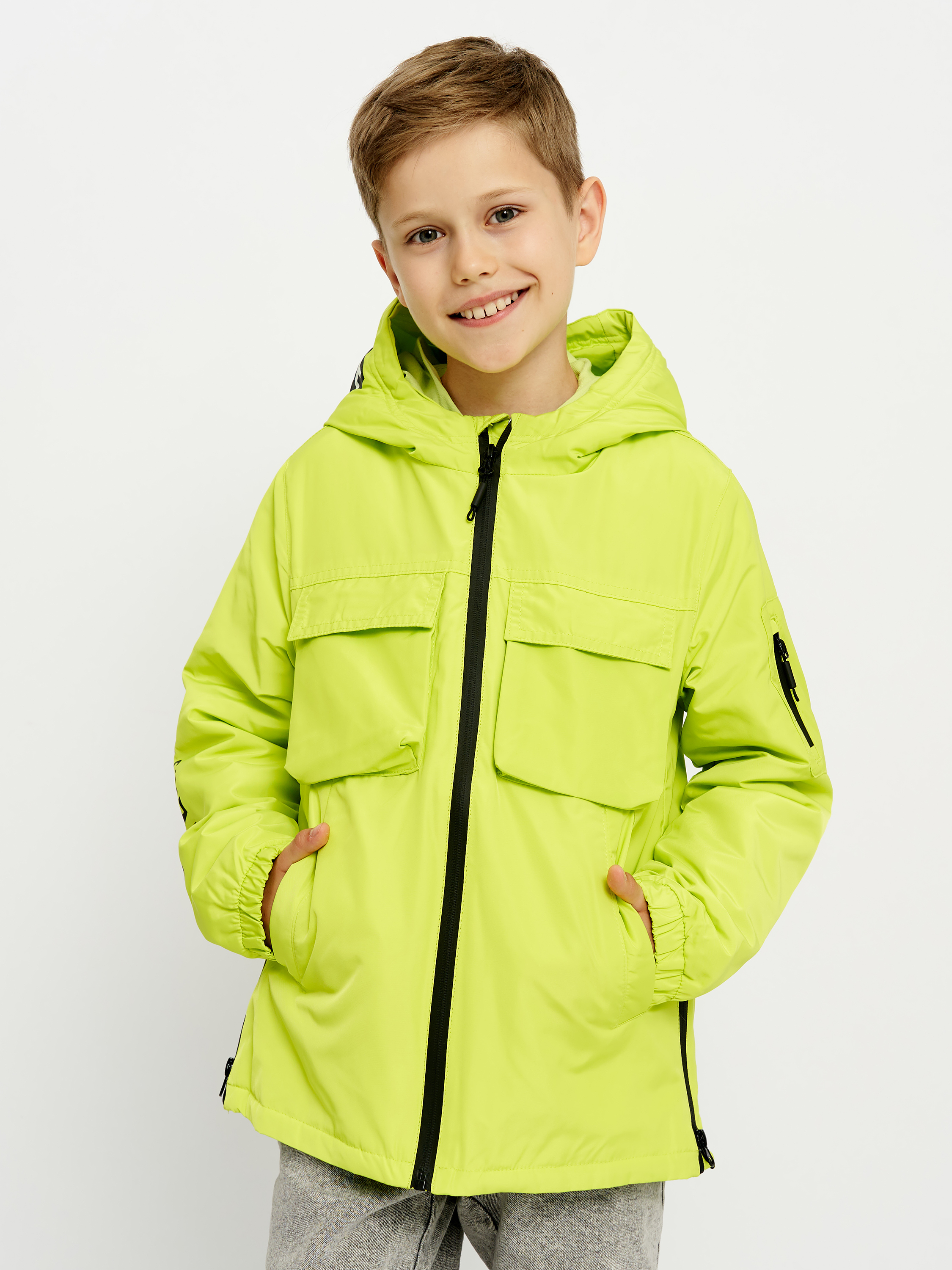 Акція на Дитяча демісезонна куртка для хлопчика Coccodrillo Outerwear Boy Kids WC3152711OBK-011 122 см від Rozetka