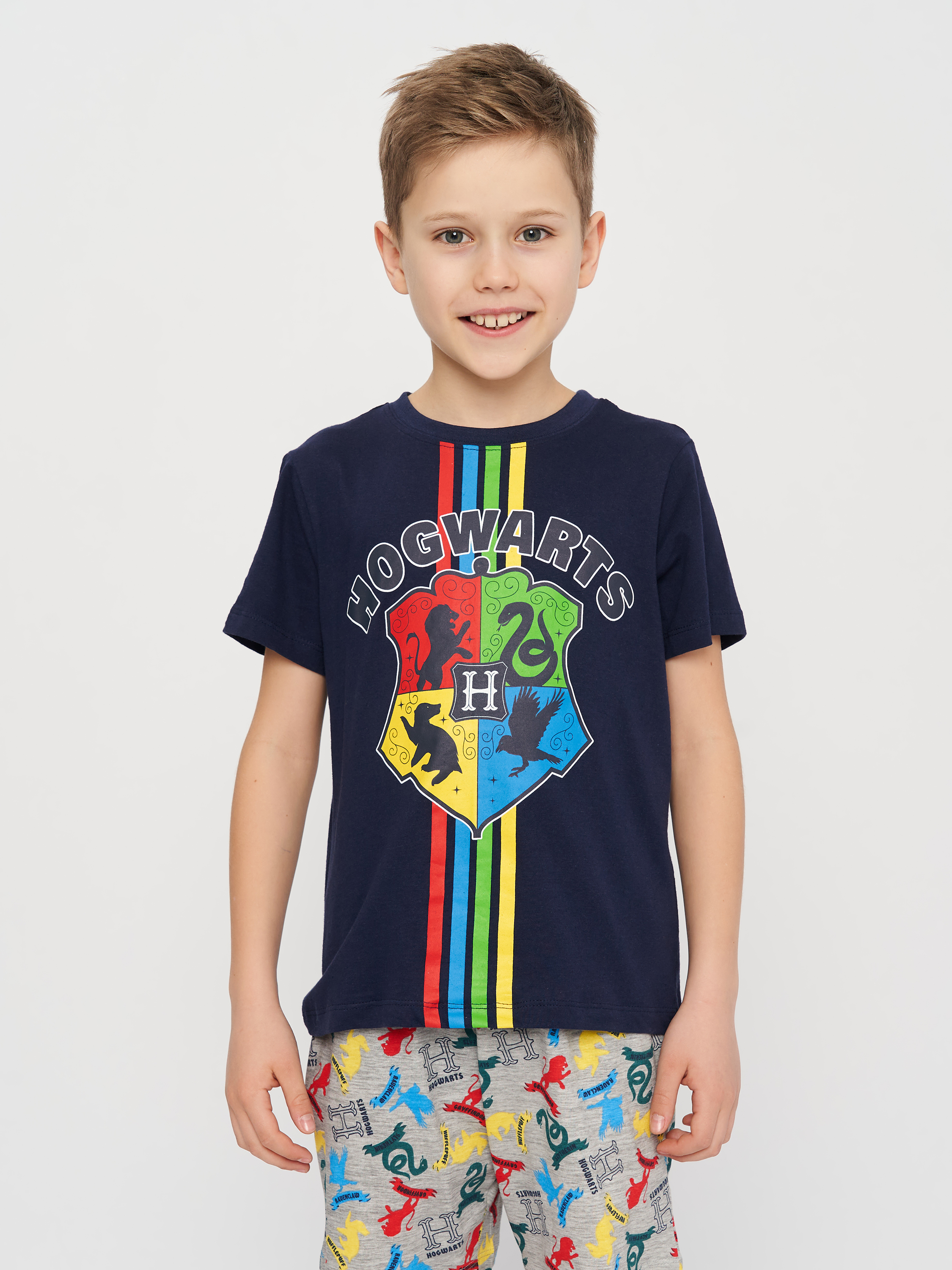 Акція на Піжама літня дитяча (футболка + шорти) Disney Harry Potter WE2015 134-140 см Наві від Rozetka