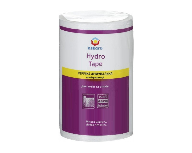 

Лента синтетическая ESKARO HYDRO TAPE 20см гидроизоляционная 25 м.п.