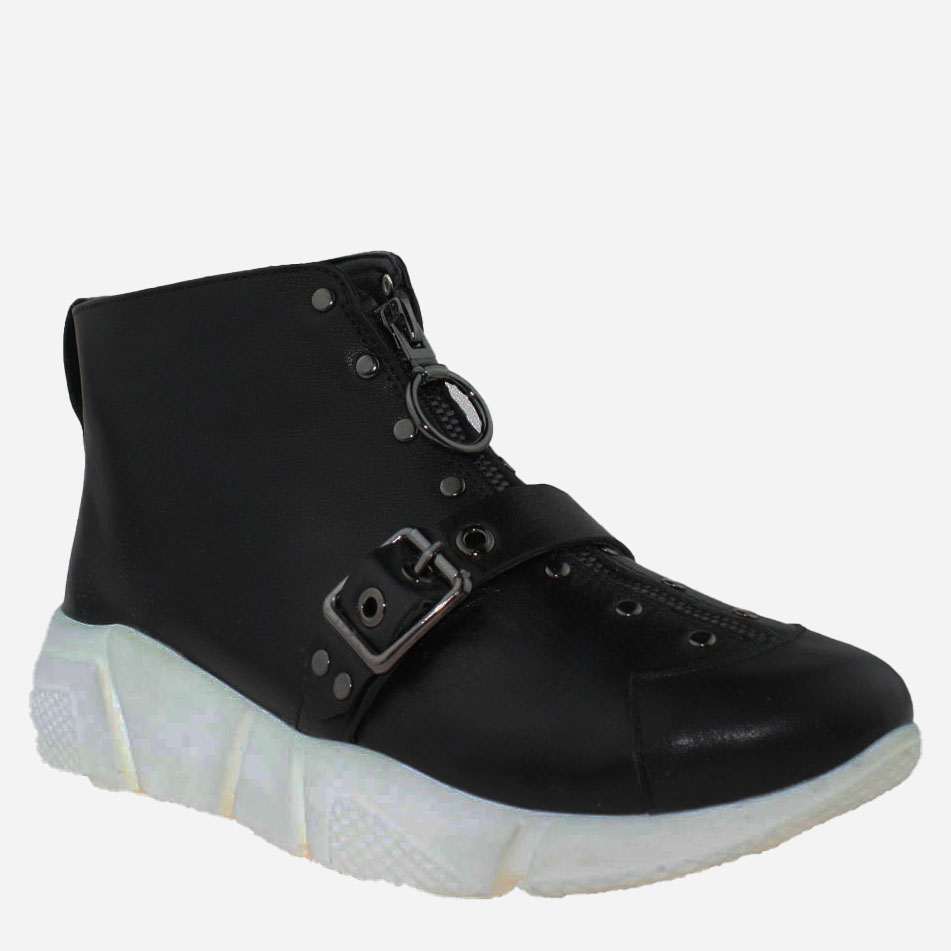 Акция на Жіночі зимові черевики низькі SOTHBY'S RSM717 37 23.5 см Чорні от Rozetka