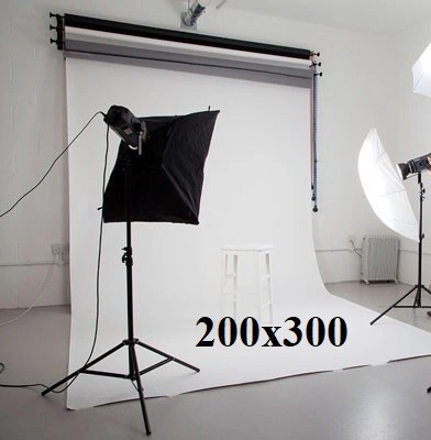 Фотофон виниловый для фото предметной съемки 200х300 белый фон ...