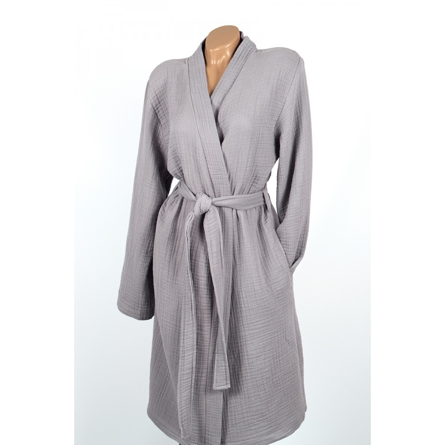 

Халат Barine - Cocoon dark grey темно-серый, Халат Barine - Cocoon dark grey темно-серый M