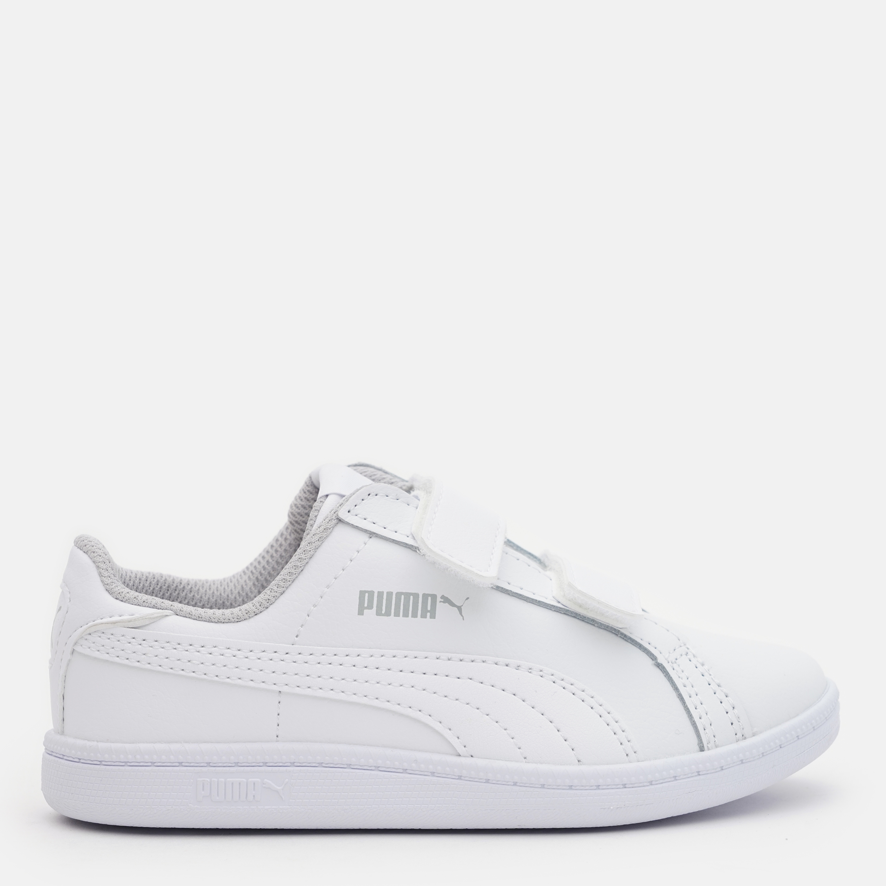 Акція на Кеди дитячі Puma Smash FUN L V PS 36159104 28 (10) Puma White-Puma White від Rozetka