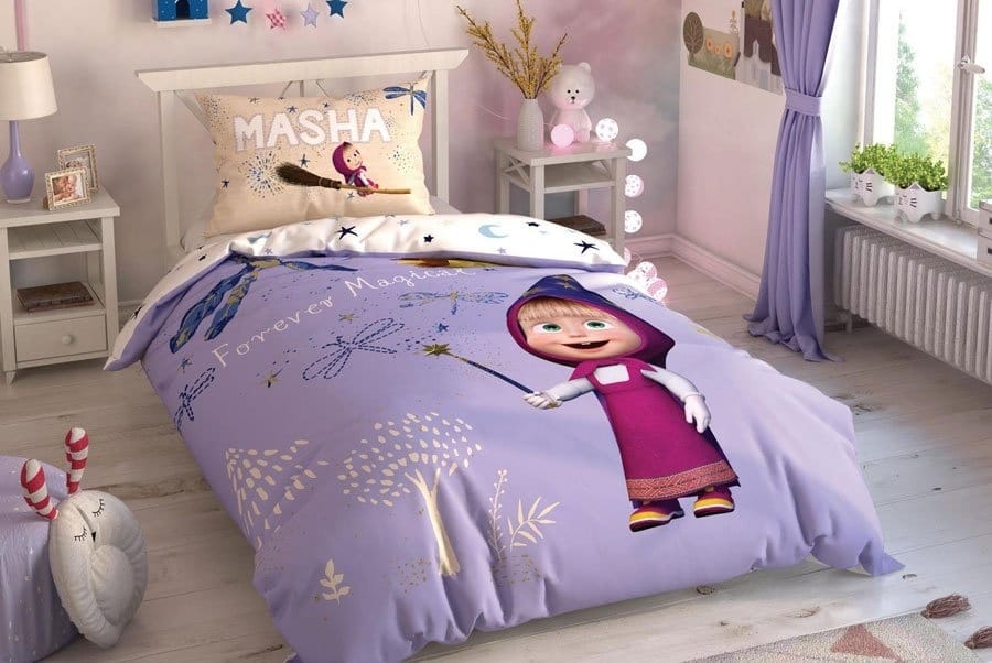 

Комплект постельного белья Tac Disney Masha and the bear magical подростковое