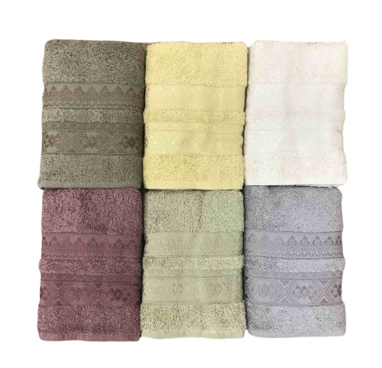 

Набор махровых полотенец Sikel Cotton Saray 50*90 6 шт