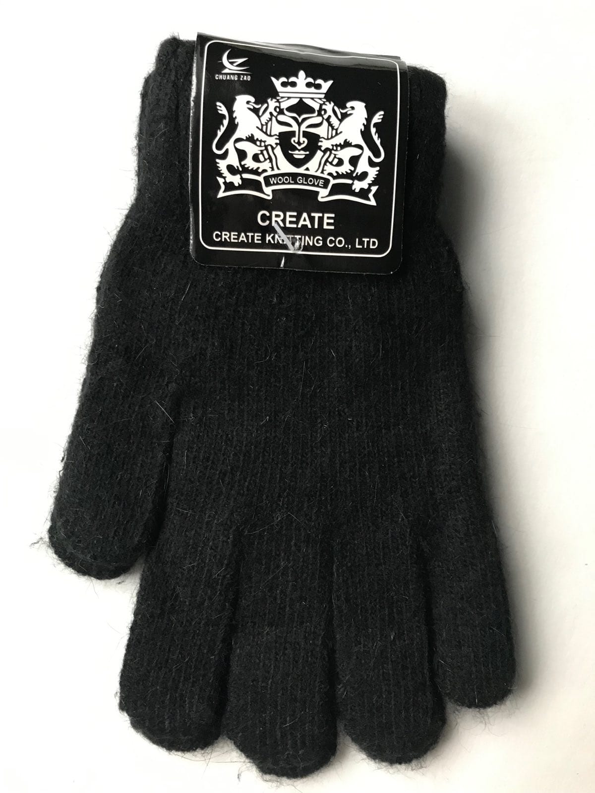 

Перчатки женские двойные Create One Size черный (ts-01135)