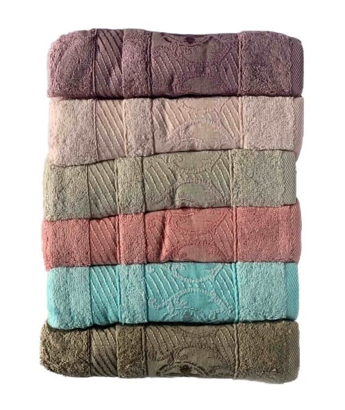 

Набор махровых полотенец Miss Cotton Bamboo Celena 50*90 6 шт (ts-6001101)