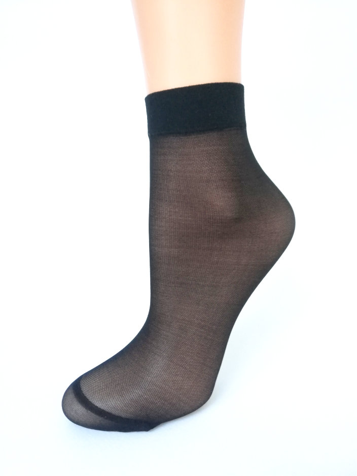 

Носочек женский Лайкра Сетка Lady Sabina 20 Den Nero 10 пар SOX20LSNER