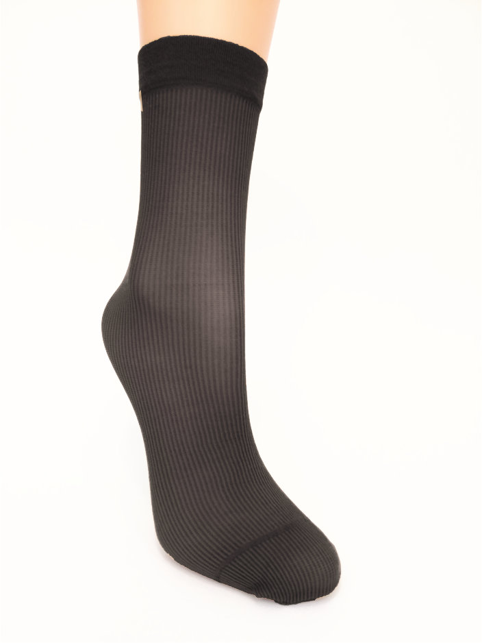 

Носочек женский Рубчик Lady Sabina Nero 10 пар SOXCORDNER