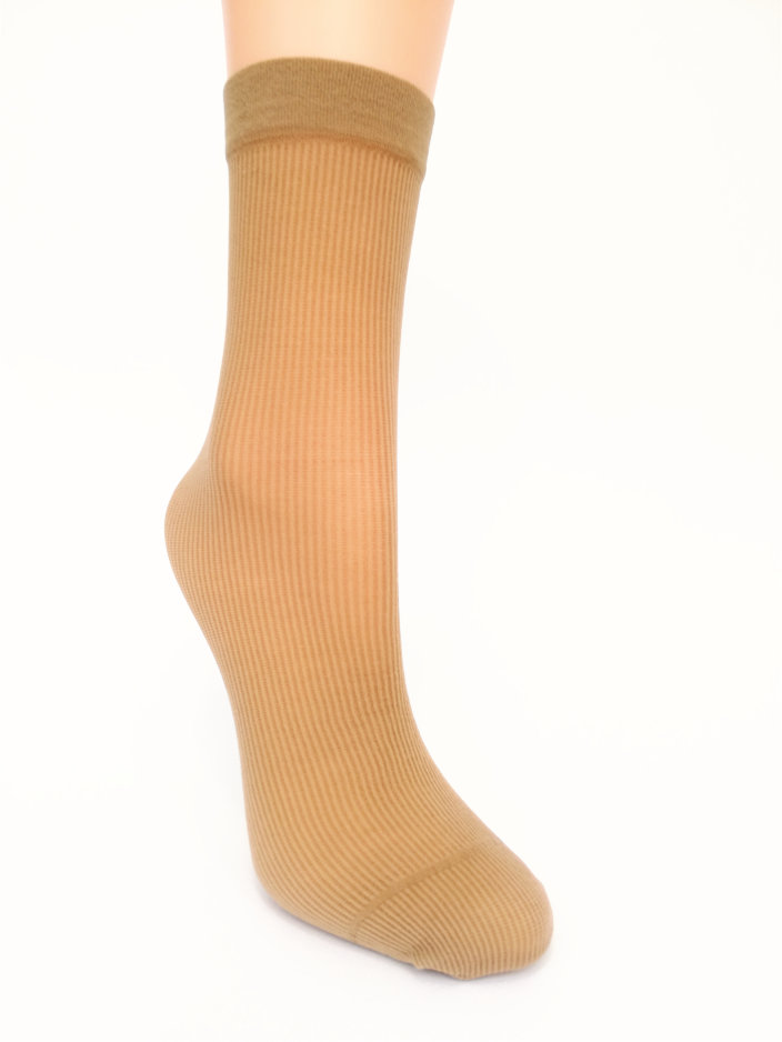 

Носочек женский Рубчик Lady Sabina Beige 10 пар SOXCORDBEG