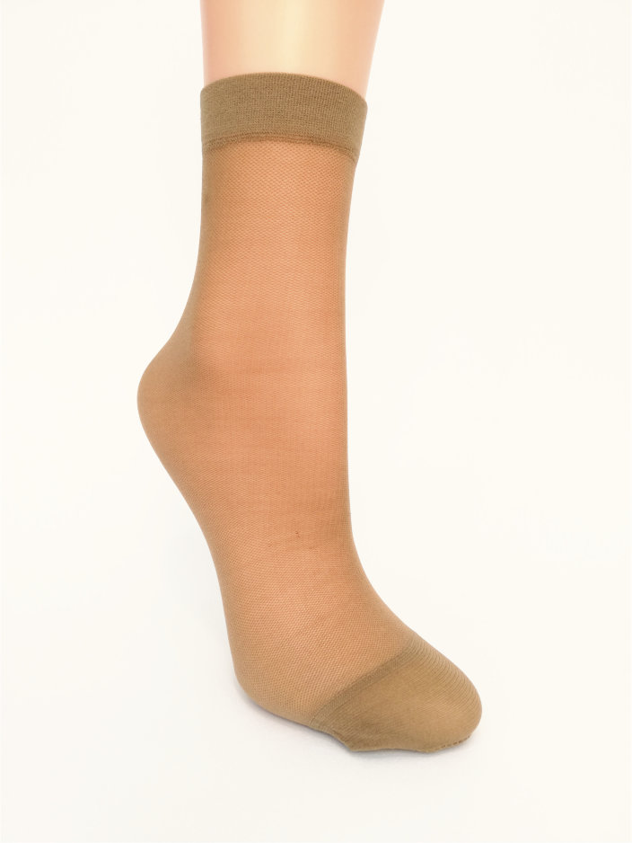 

Носочек женский Лайкра Сетка Lady Sabina 20 Den Visone 10 пар SOX20LSVIS