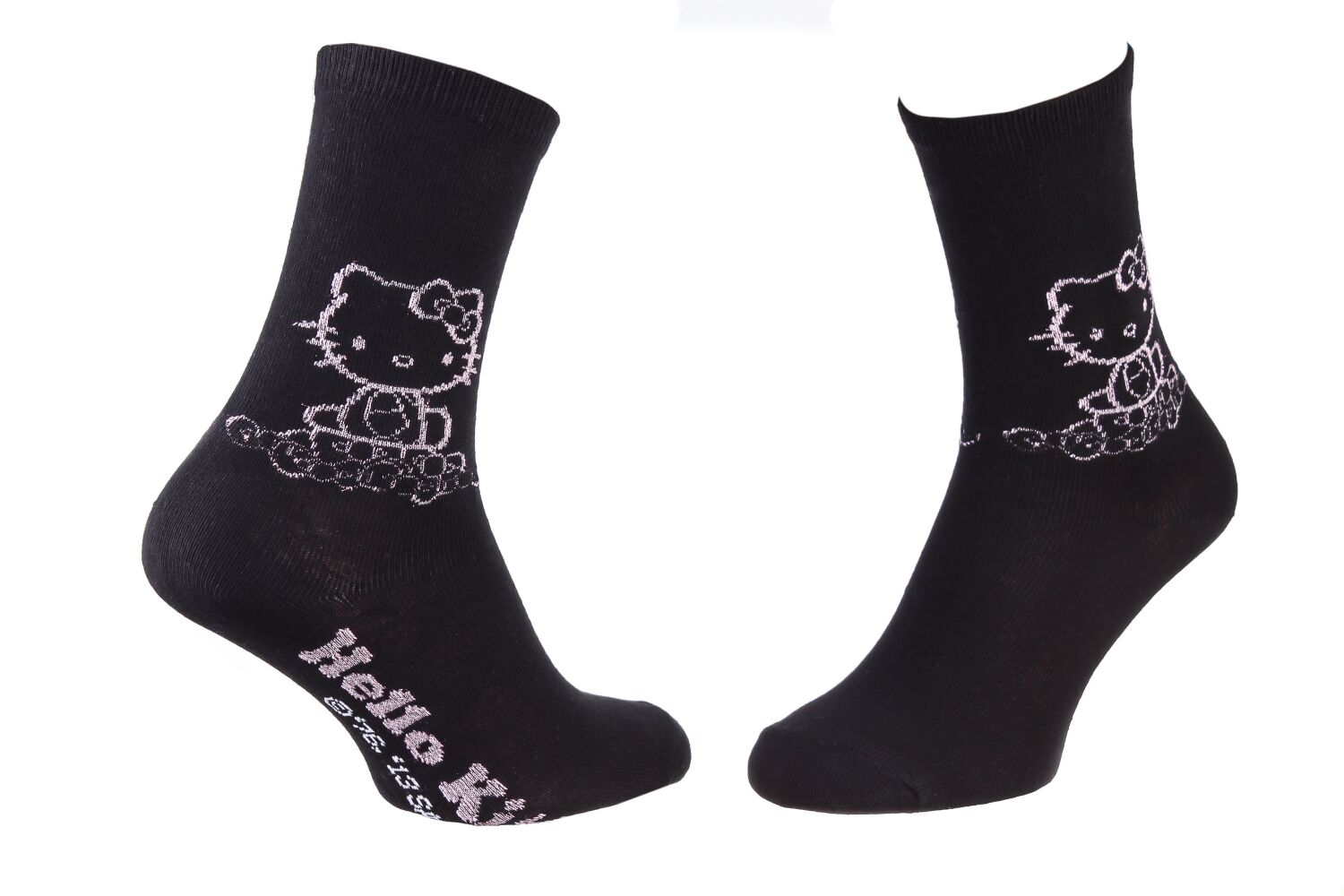 

Носки Hello Kitty Sitting On A Knot  (13849551-5) black, Носки Hello Kitty Sitting On A Knot 35-41 (13849551-5) black