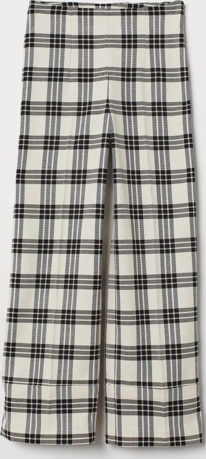 

Брюки H&M 07253549 36 Кремовый/Черный клетка