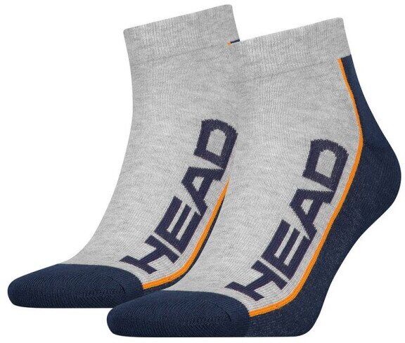 

Носки Head Performance Quarter  2 пары (781009001-870) gray/blue, Носки Head Performance Quarter 39-42 2 пары (781009001-870) gray/blue