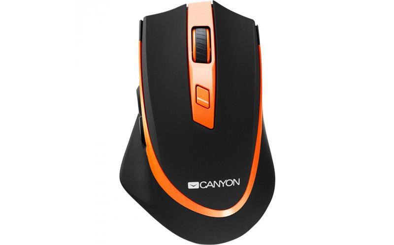 

Мышь беспроводная Canyon CNS-CMSW13BO Black/Orange USB