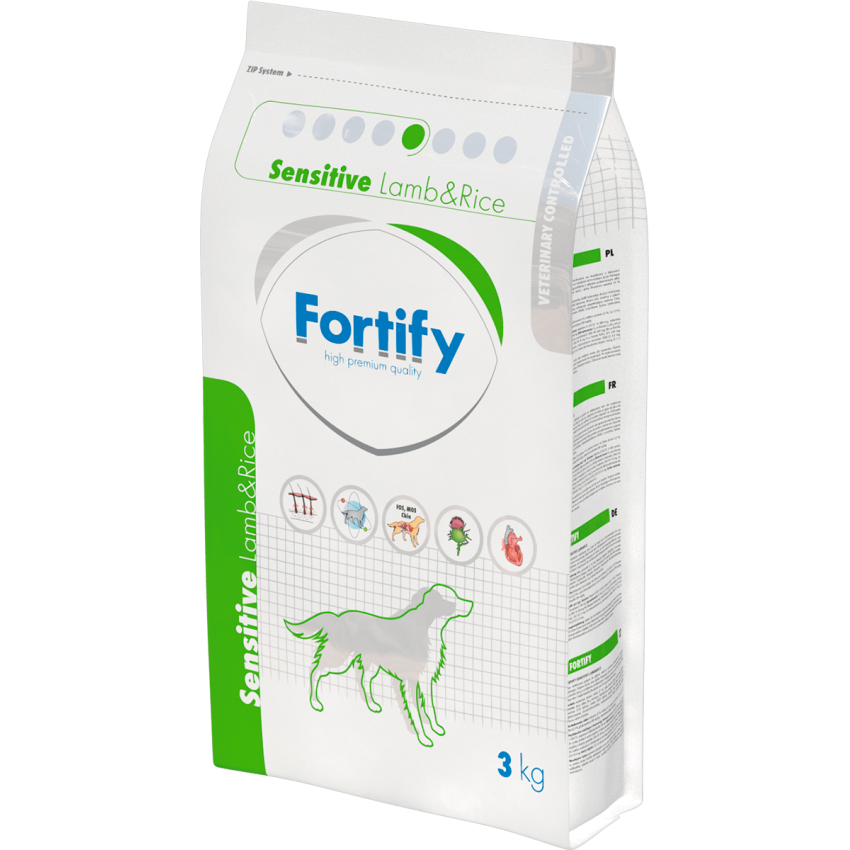 

Гипоалергенный сухой корм для собак без клейковины Eminent Fortify Sensitiveс ягненком и рисом 3 кг
