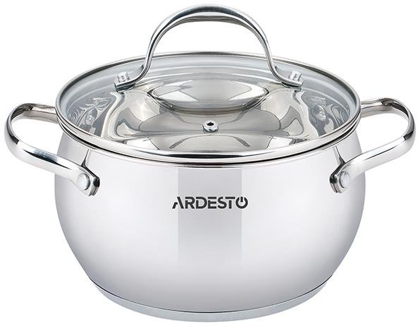 

Кастрюля Ardesto Gemini Vittoria, стеклянная крышка, 3.0 л, нержавеющая сталь