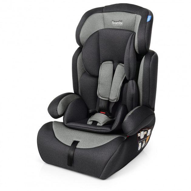 

Автокресло Bambi M 3546 от 9 до 36 кг группа 1-2-3, Silver Gray