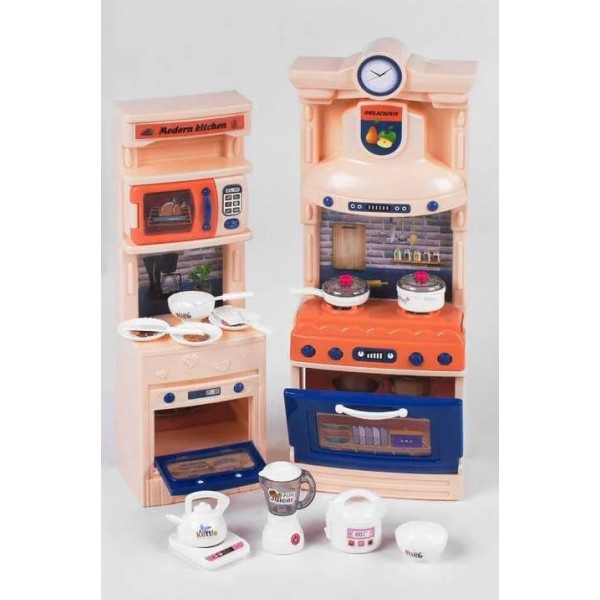 

Кукольная кухня Funny Toys LS32221 Мебель с посудкой для Барби 32 см