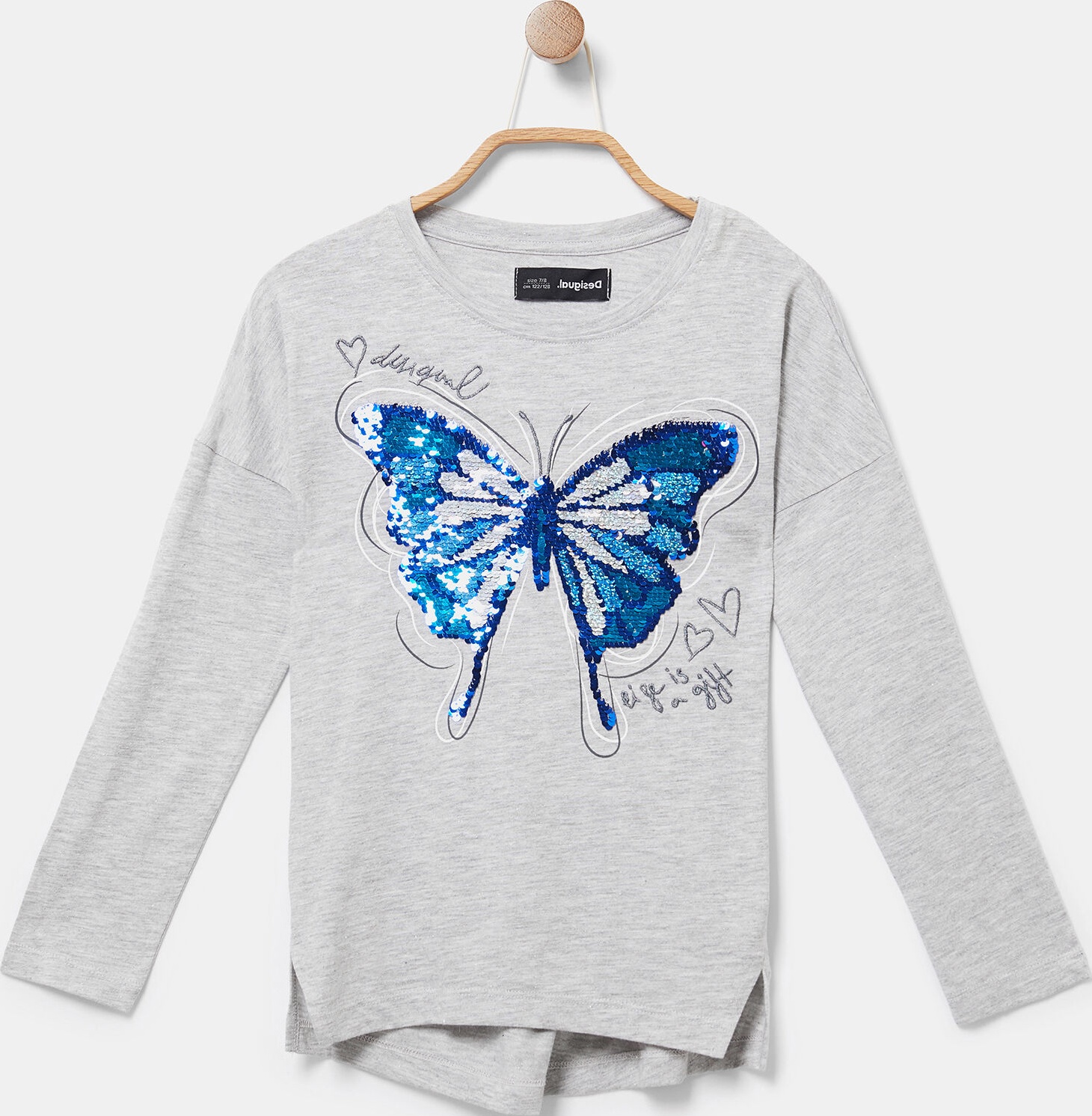 

Футболка с длинными рукавами Desigual 20WGTK88-2047 104 см (8445110060537)
