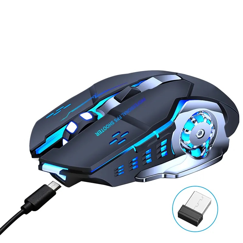 Беспроводная игровая мышка DTiger, с подключением 2,4 GHz ...