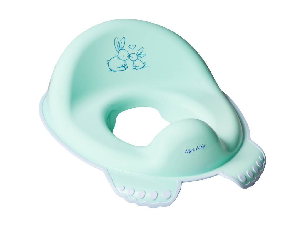 

Накладка на унітаз Tega Little Bunnies KR-002 нескользящая 105 light green