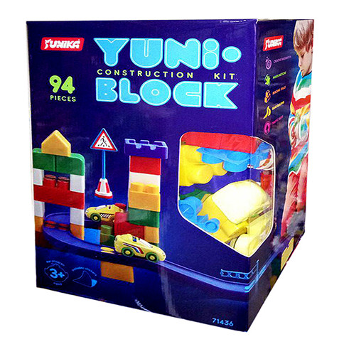

Конструктор дитячий "YUNI-BLOK" 94 елемента