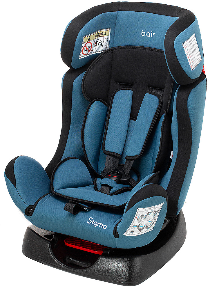 

Автокрісло Bair Sigma 0 + / 1/2 (0-25 кг) DS2924 чорний - темно-бірюзовий