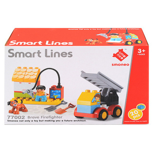 

Дитячий конструктор з великими деталями "SMART LINES" 20 елементів