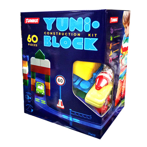 

Конструктор дитячий "YUNI-BLOK" 60 елементів