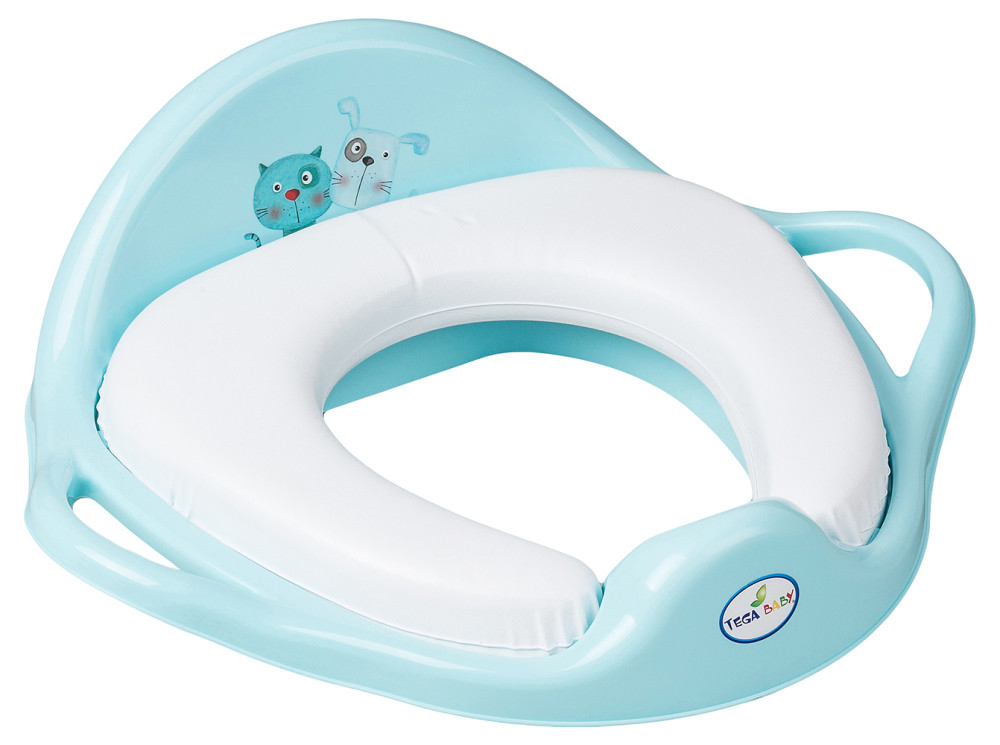 

Накладка на унітаз Tega Dog & Cat PK-020 Soft м'яка 101 light blue