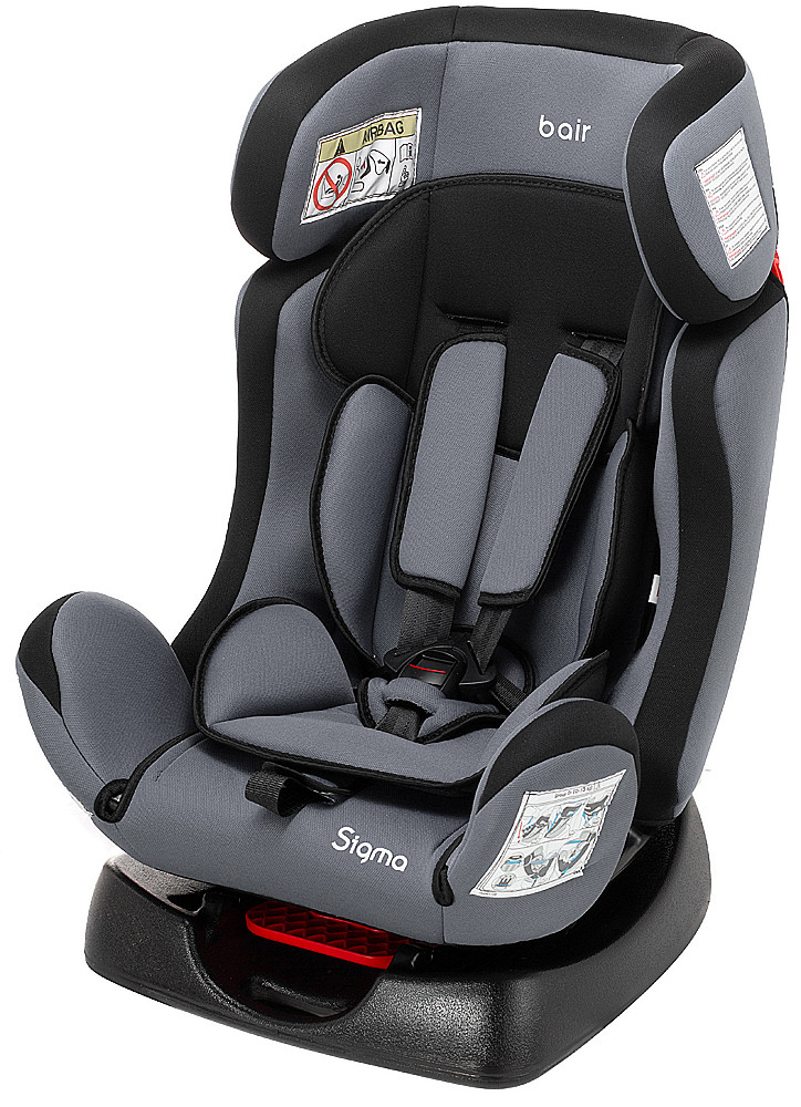 

Автокрісло Bair Sigma 0 + / 1/2 (0-25 кг) DS2423 чорний - сірий