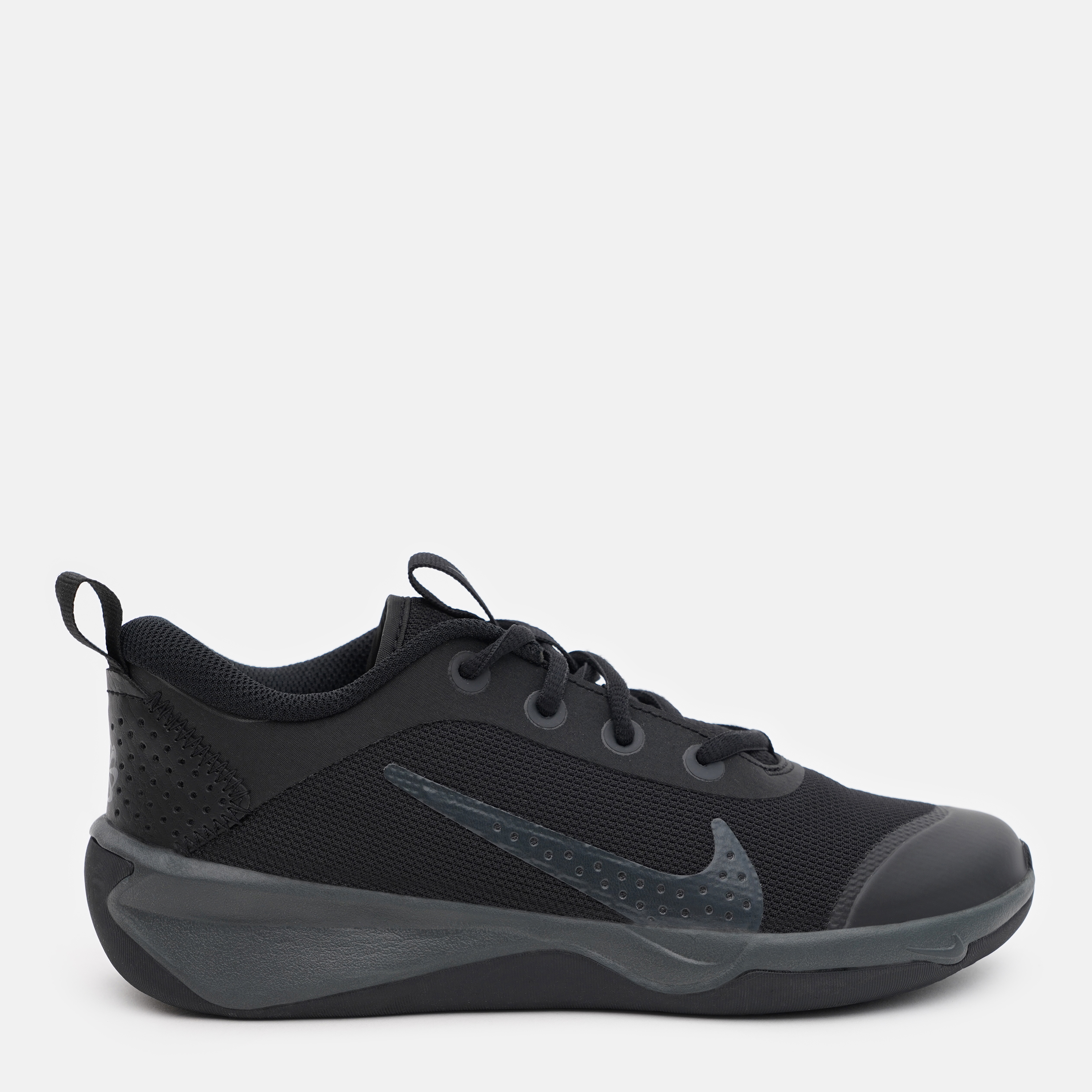 Акция на Підліткові кросівки для хлопчика Nike Omni Multi-Court (Gs) DM9027-001 37.5 Black/Anthracite от Rozetka