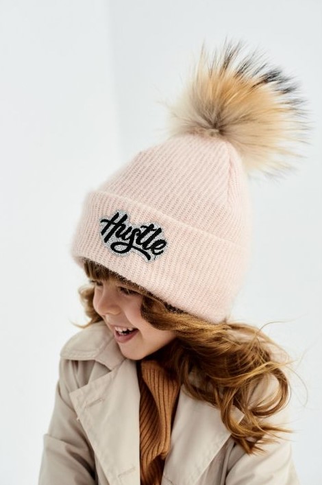 

Шапка для девочки Естер 5562 DemboHouse 50-52 пудровый 41431