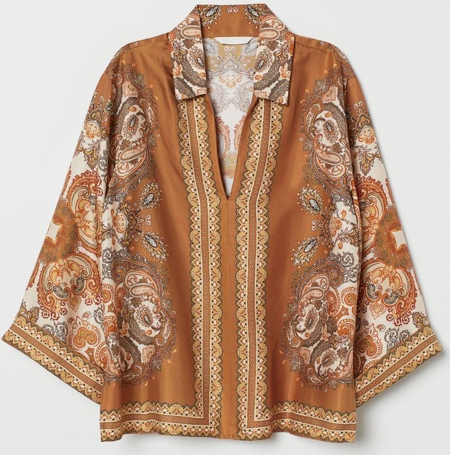

Блузка H&M 07500659 32 Оранжевая