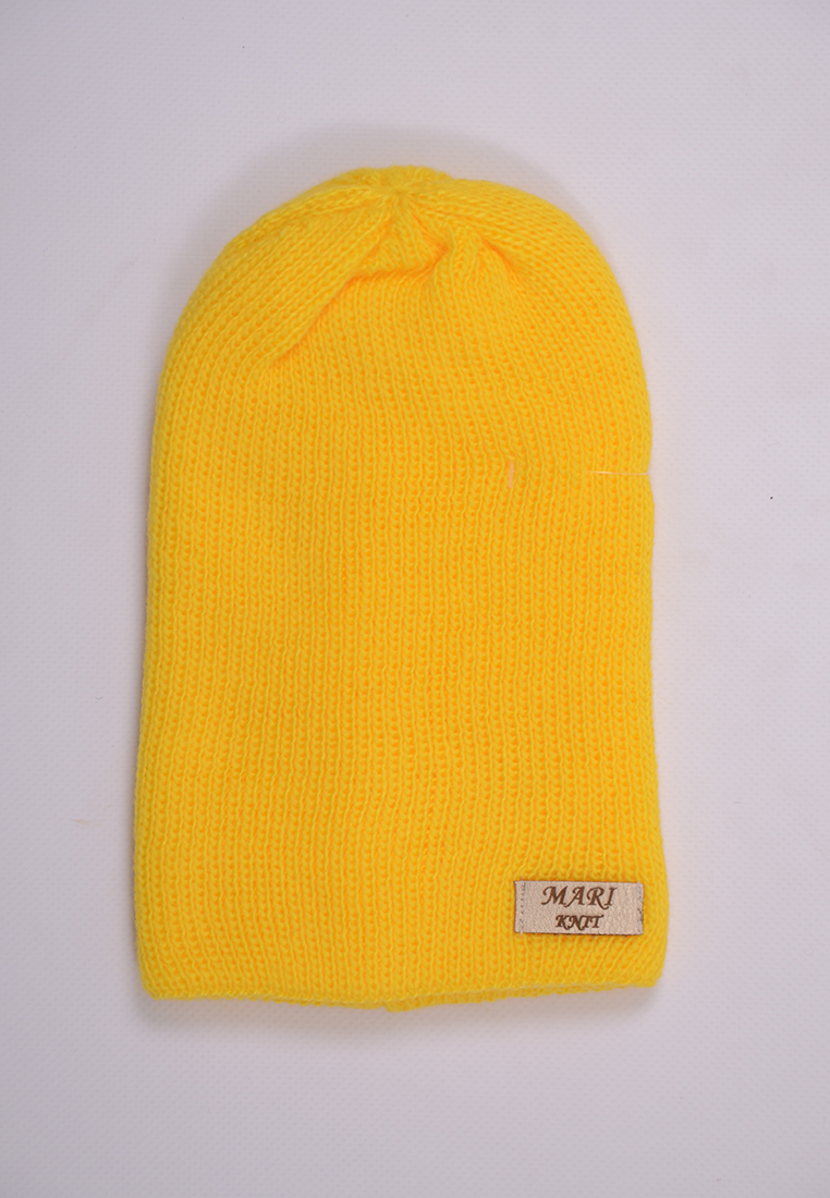 

Шапка для девочки зимняя Mari-Knit 0853 52 желтый 57138