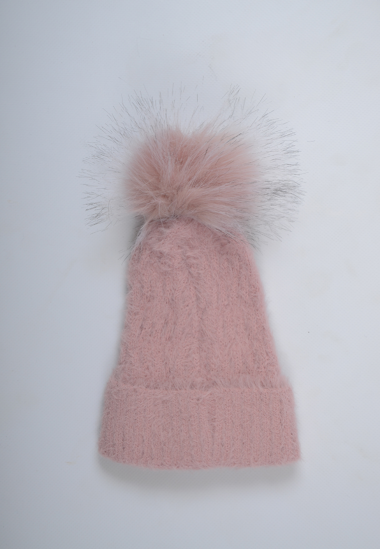 

Шапка для девочки зимняя Mari-Knit 0851-02 р54 52см пудра 57110