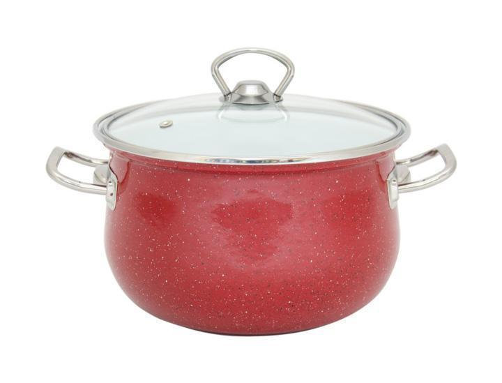 

Каструля з кришкою A-Plus "Red Granite" 2,1л A-6367507