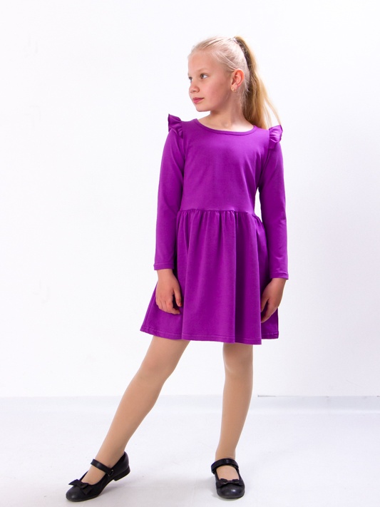 Акция на Дитяча сукня для дівчинки Носи своє 6293-036 128 см Темно-лілова (p-6642-119287) от Rozetka