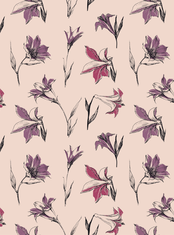 

Фотообои бумажные DeCors Лилии 200x270 см 2 сегмента (171007)