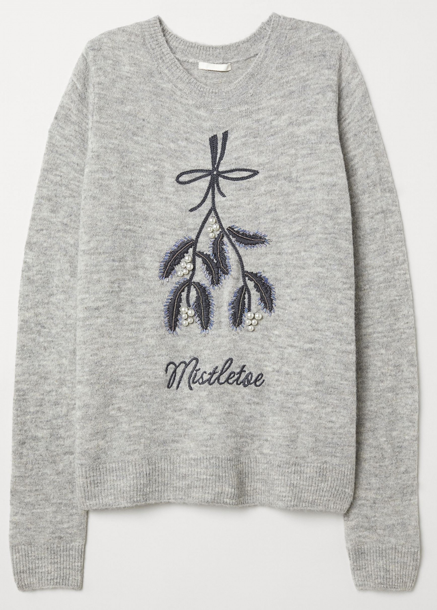 

Джемпер H&M 6765808 XS Серый меланж