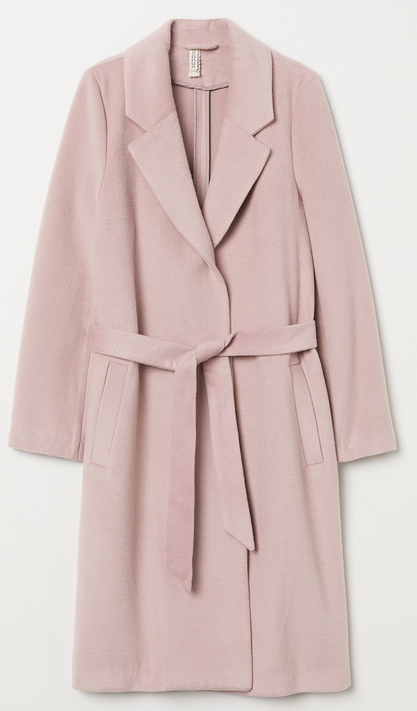 

Пальто H&M 6902128  Светло-розовое, Пальто H&M 6902128 34 Светло-розовое