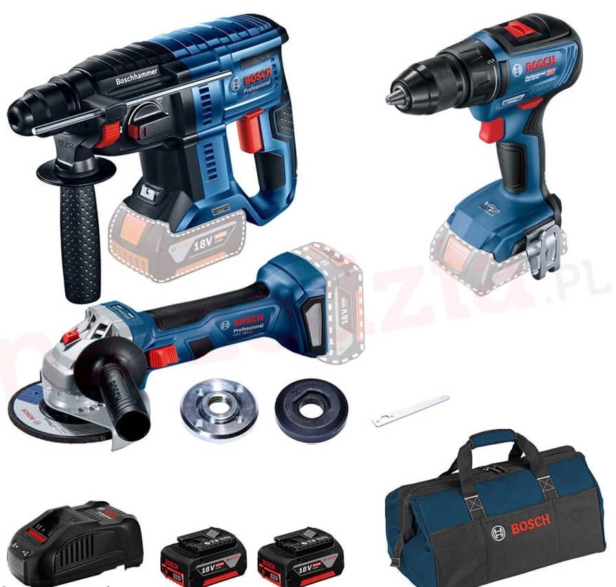Набор инструментов Bosch Professional перфоратор GBH 180-LI + дрель ...