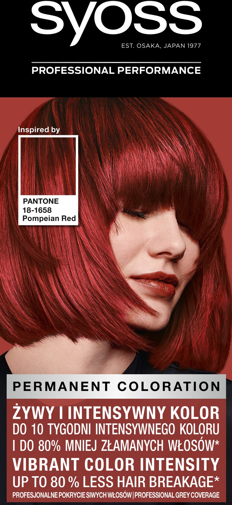 Перманентная краска для волос - Syoss Permanent Coloration PANTONE 5-72 ...