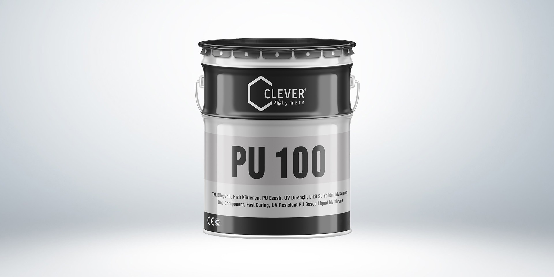 

Однокомпонентная полиуретановая гидроизоляция Clever Polymers PU BASE 100 серая 5 кг.