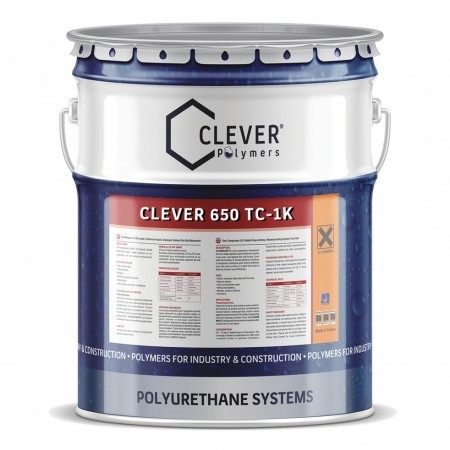 

Серое алифатическое финишное покрытие Clever Polymers PU 650 TC (4 кг.)