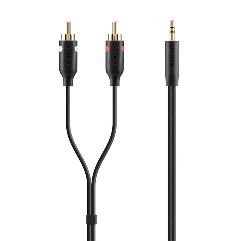 

Коммутационный кабель Mini-Jack 3.5 - 2хRCA Belkin 5m